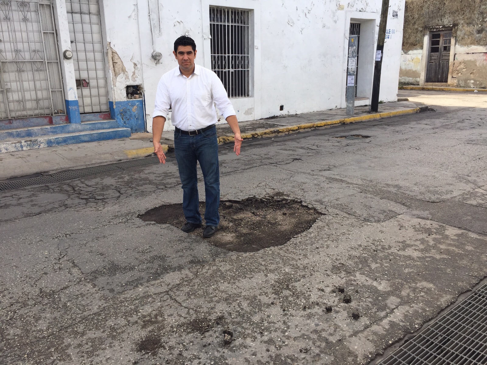 Baches, asignatura pendiente de Mauricio Vila