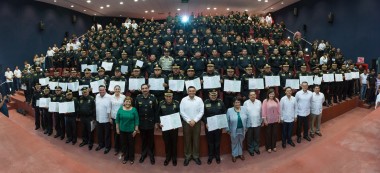 Policías de la SSP estudiarán para Técnicos Superiores Universitarios en Seguridad Pública.