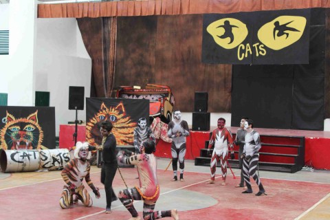 Debutan internos del Cereso de Mérida con el musical Cats.