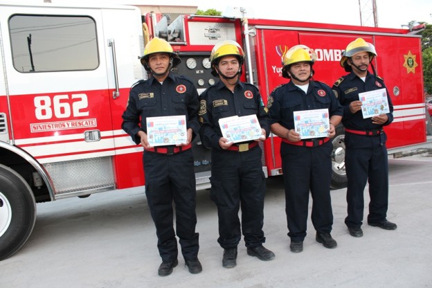 Bomberos de la SSP se certifican en Chile en manejo de materiales Peligrosos