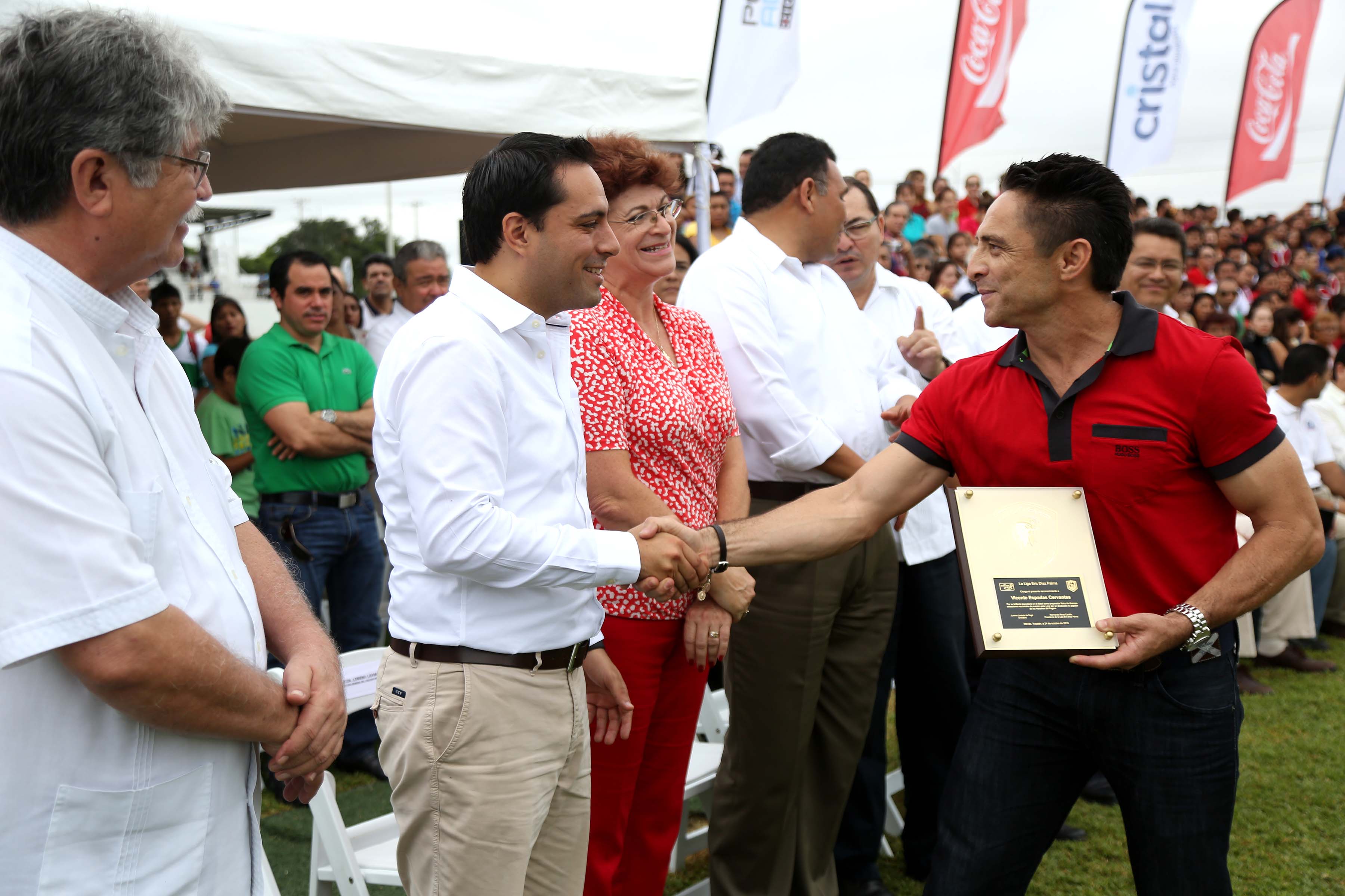 Inauguran la Liga de Fútbol Eric Díaz Palma