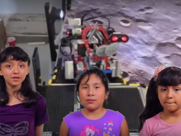 Niñas mexicanas ganan concurso de robótica con una misión espacial basada en el conocimiento maya