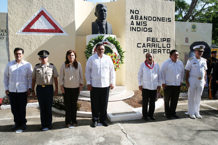 Rememoran el 141 aniversario del natalicio de Felipe Carrillo Puerto