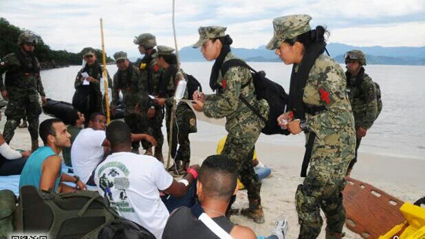 Rescatan a seis cubanos en el mar de Yucatán