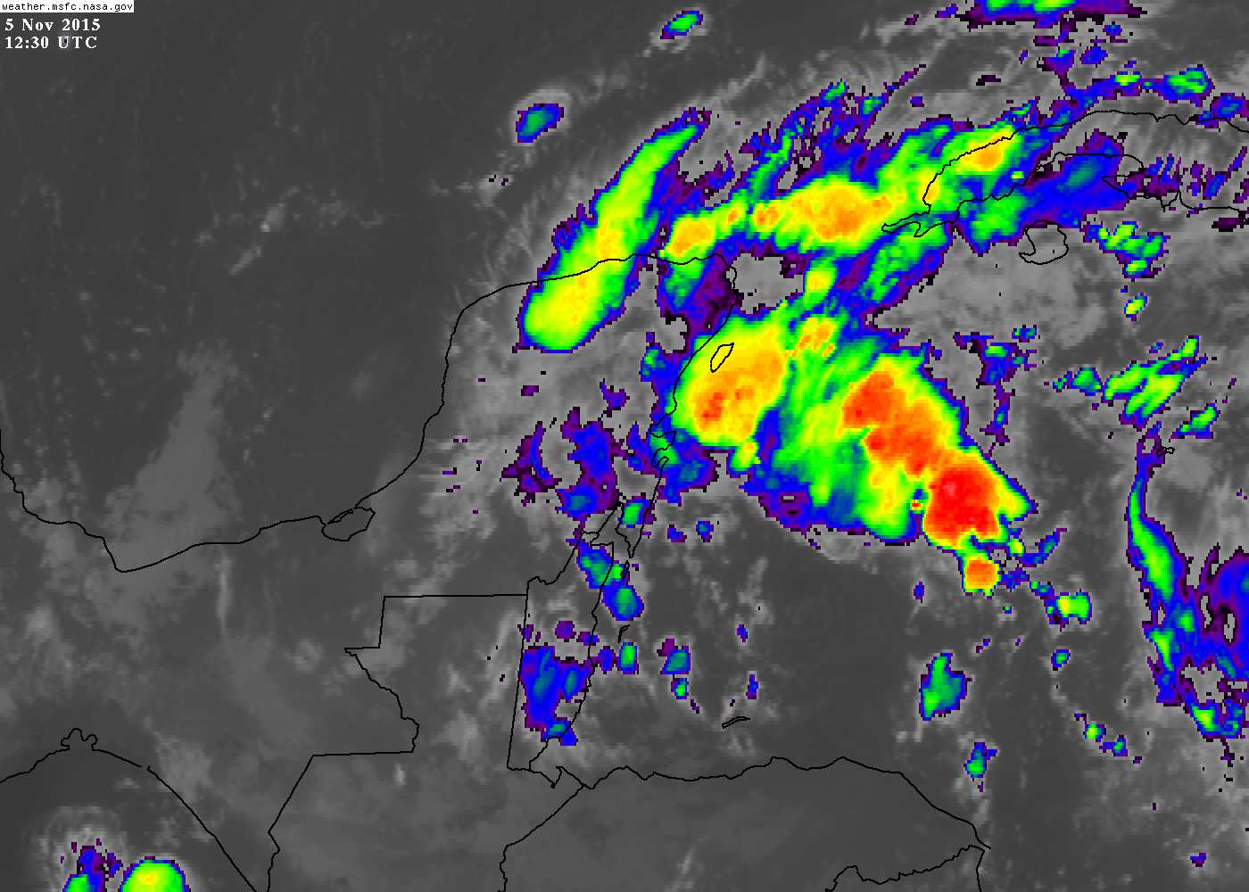 Pronostican lluvias intensas en Yucatán