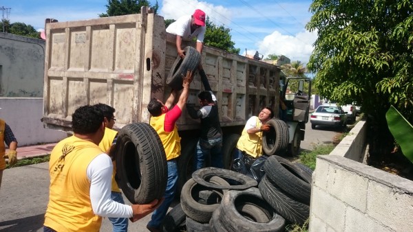 Exitosa jornada de descacharrización masiva en comisarías de Mérida