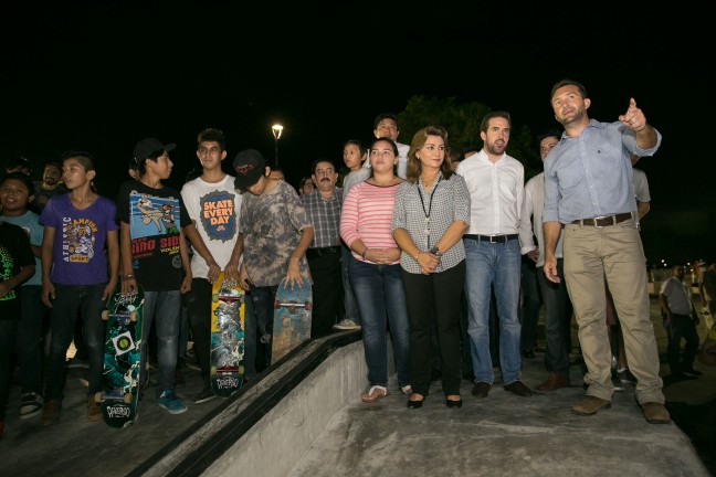 Juegos infantiles y una pista de skate, nuevas atracciones del “Paseo verde”