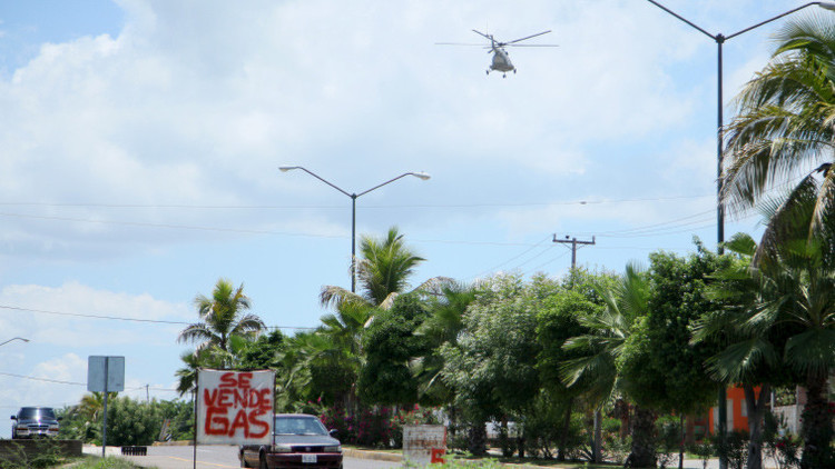 Narcos del Cártel de Sinaloa derriban helicóptero de la Armada