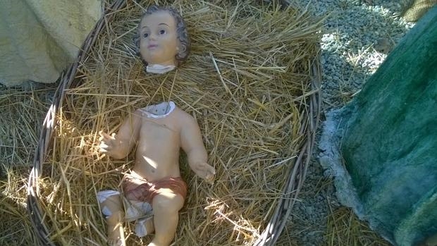 Decapitan imágenes del Niño Dios en varios nacimientos