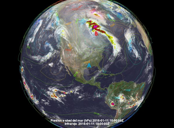 Frente frío 28 se estaciona en Yucatán: nublados y lluvias