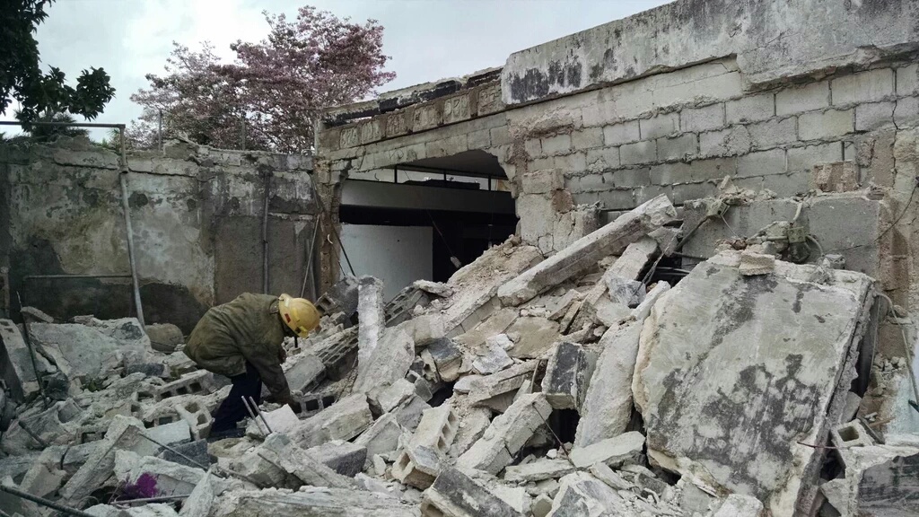 Explosión en el Club de Golf La Ceiba