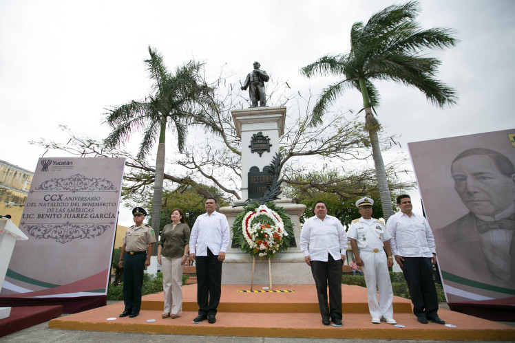 Recuerdan legado del Benemérito de las Américas.