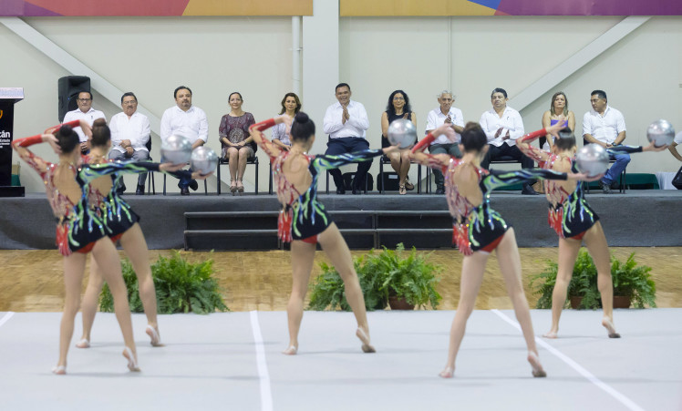 El “Kukulcán” recibe a gimnastas para Encuentro Nacional