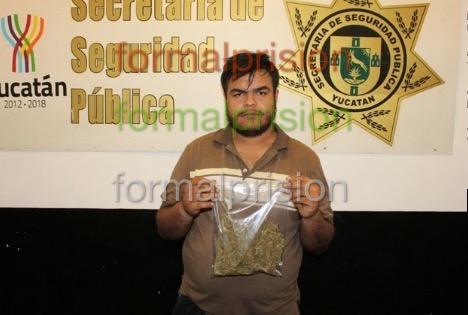 Llevaba mariguana, pero dice que la usa para ‘calmar los nervios’