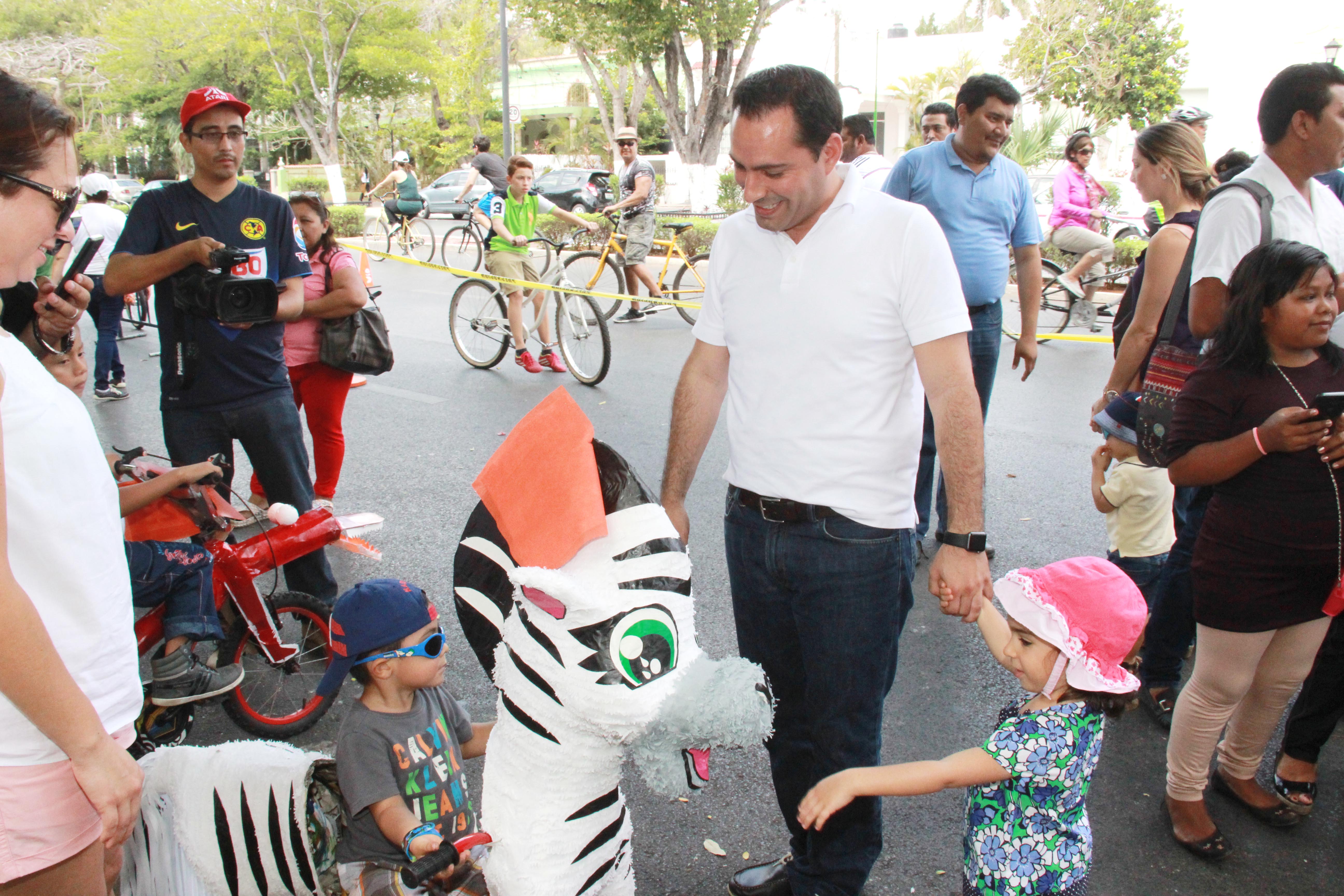 Enchulan su bicicleta y ganan en la Bici-ruta