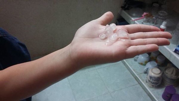 Reportan caída de granizo en Yucatán