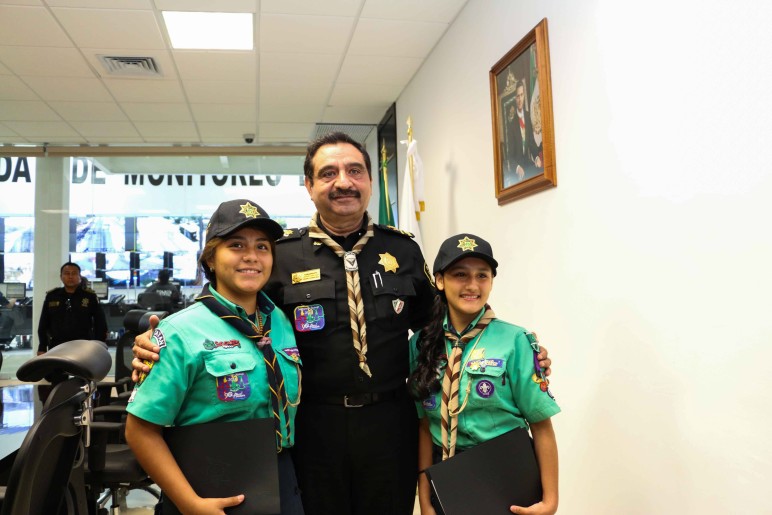 Asume joven scout  titularidad de la SSP por un día