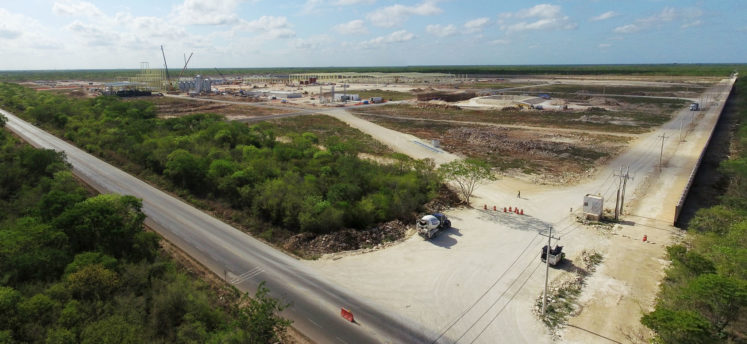 Avanza a buen ritmo la construcción de la Cervecería Yucateca