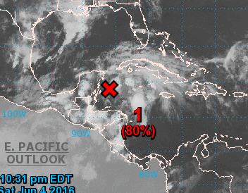 Inminente formación de tormenta tropical: mucha lluvia