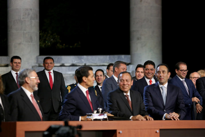 Rolando Zapata, presente en la ceremonia de «Reforma de Justicia Penal.