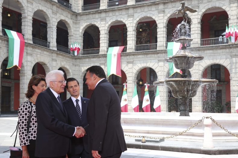 Rolando Zapata asiste a la visita de Estado del Presidente de Italia