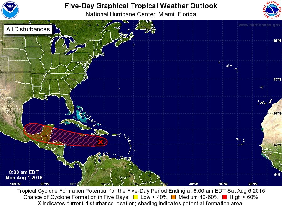 Vigilan formación de tormenta tropical Earl en el Caribe