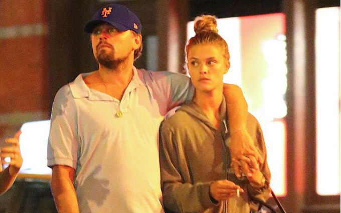 Chocan Leonardo Di Caprio y su novia