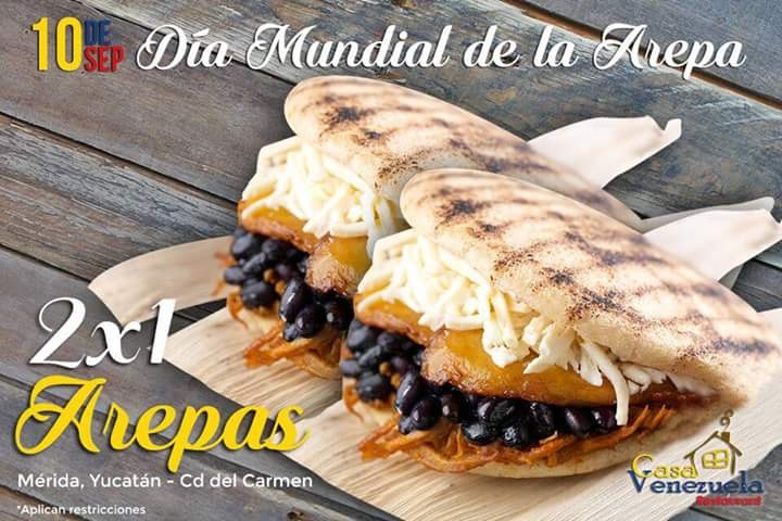 Comunidad venezolana en Mérida celebra el Día Mundial de la Arepa