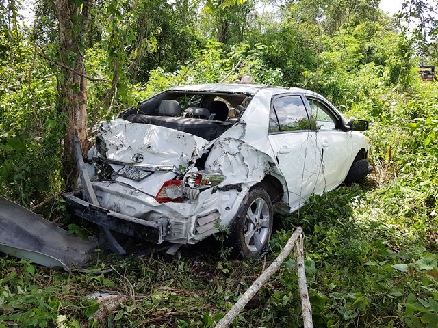 Que le den un carrito chocón: Se accidenta en la misma carretera, un año después