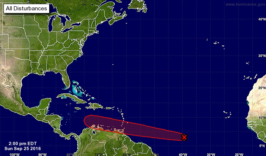 Vigilan posible ciclón tropical que avanza hacia el Caribe