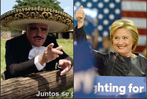 Chente Fernández y Hillary Clinton organizan fiesta latina