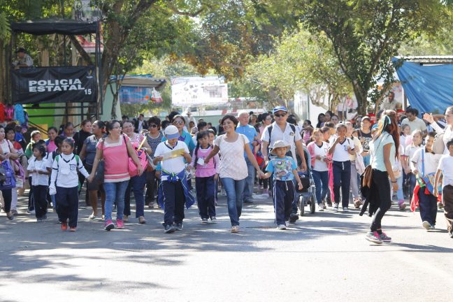 Otra buena jornada estudiantil en la Feria de X’matkuil