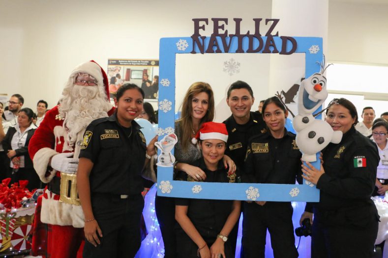 Convivio navideño en la SSP con «ramada» incluida