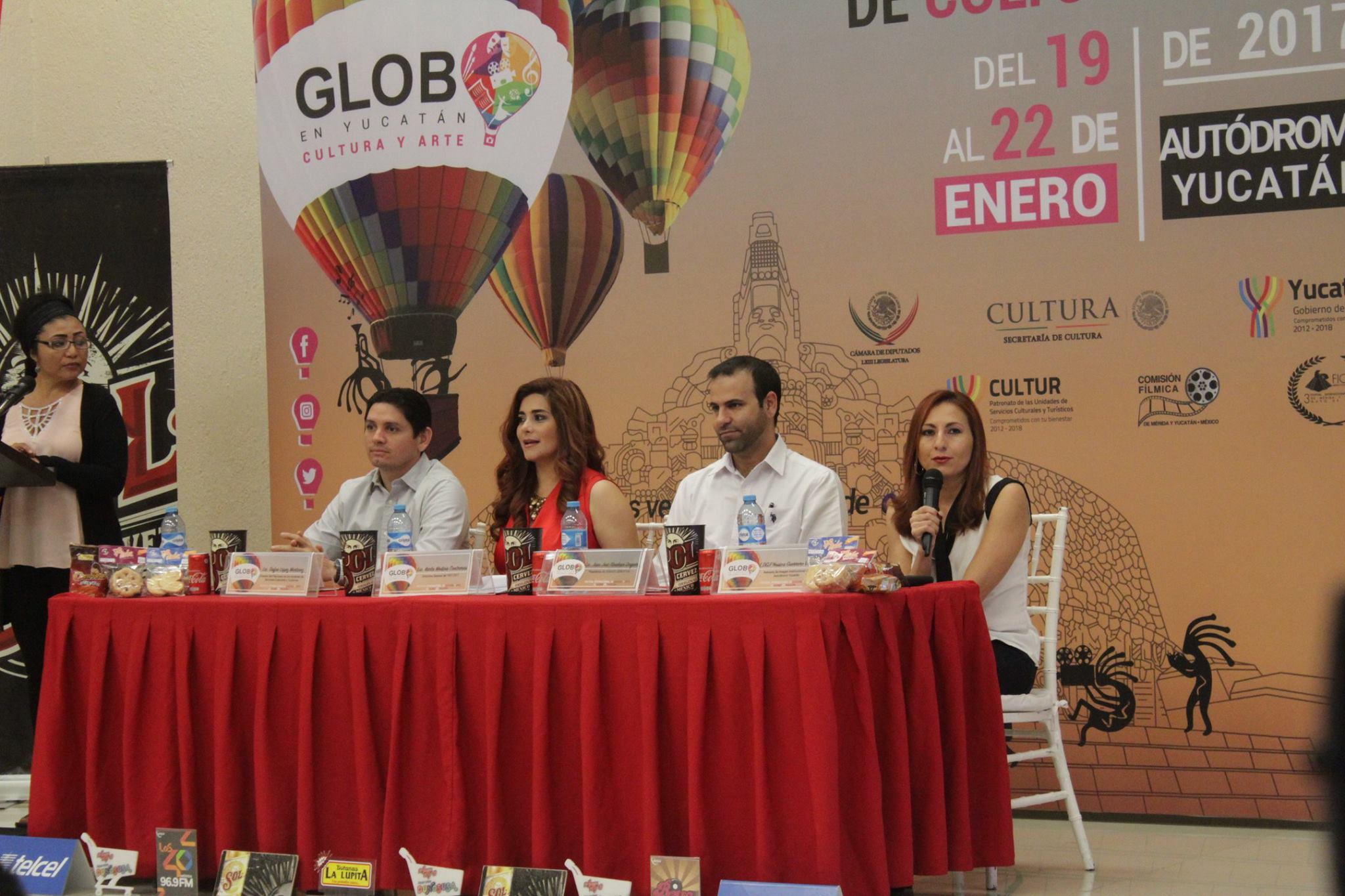 Presentan primer Festival El Globo en Yucatán, del 20 al 22 de enero