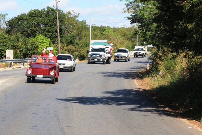 Caravanas Navideñas de ‘Panchito’ llegan a comunidades rurales de Mérida