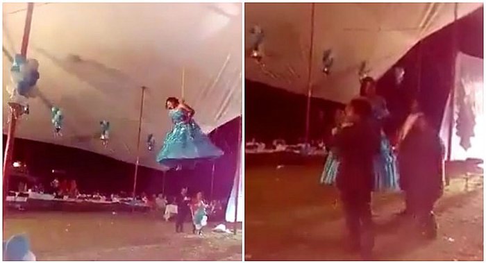 Video: Quinceañera voladora, la nueva sensación en redes sociales