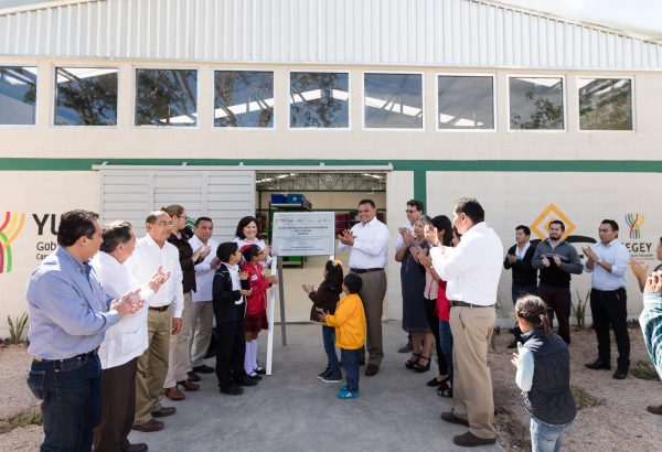 Inauguran Mariposario en el Parque Científico Tecnológico de Yucatán.