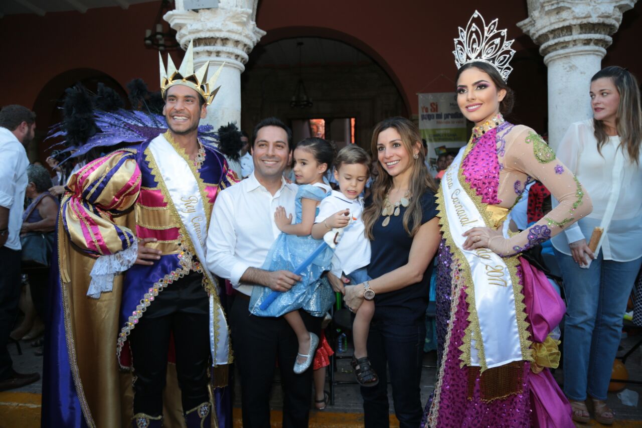 Gracia y colorido infantil abren desfiles del Carnaval en Mérida