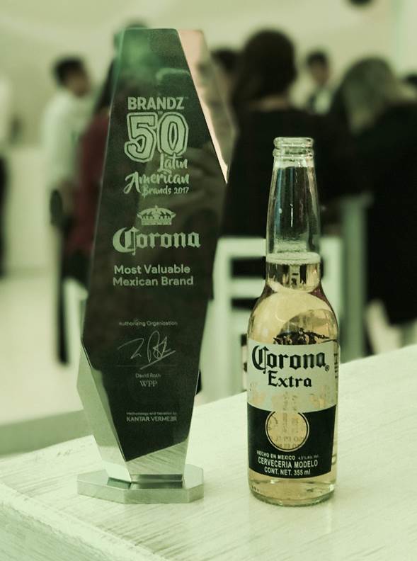 Corona, entre las marcas mejor posicionadas de México y América Latina