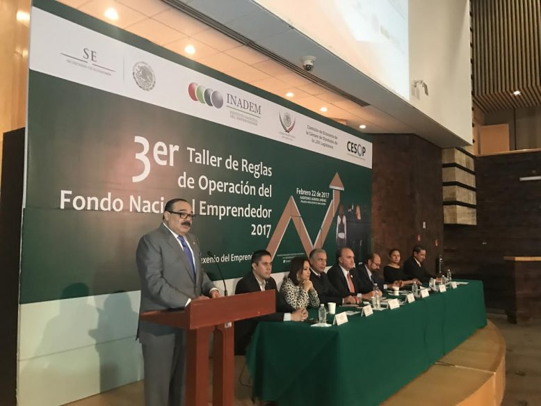 Inaugura Ramírez Marín taller para emprendedores en la Cámara de Diputados