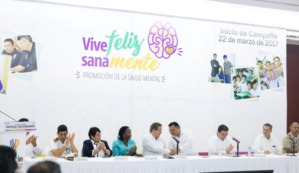 Autoridades estatales lanzan la campaña “Vive feliz, vive sanaMENTE”