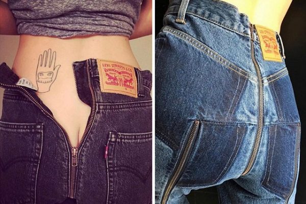 Levi’s lanza pantalón con cierre en el trasero