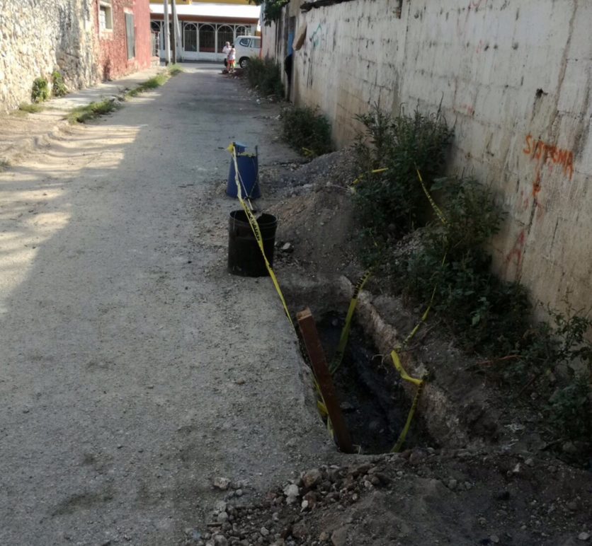 Vecinos piden atención para su ‘chop calle’