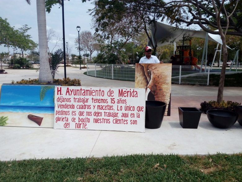 El ayuntamiento le niega permiso para vender en el parque de Kalia.