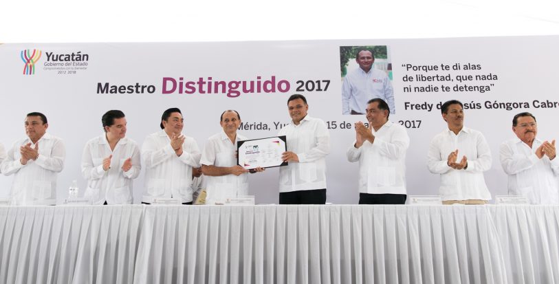 Fredy de Jesús Góngora Cabrera, Maestro Distinguido 2017