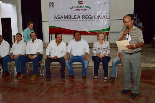 Priismo yucateco se hace escuchar en las asambleas regionales