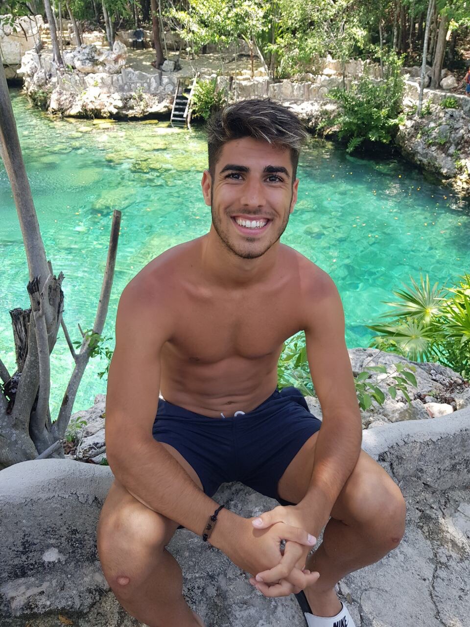 Jugador del Real Madrid de vacaciones en Yucatán