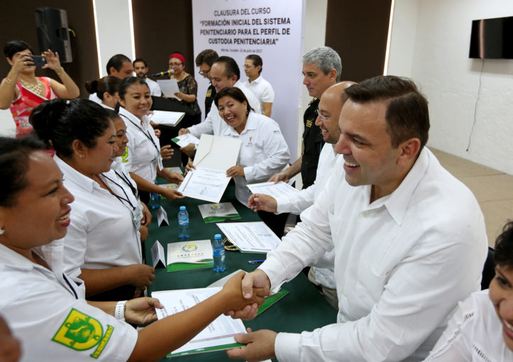 Custodios, mejor preparados en penitenciarías de Yucatán