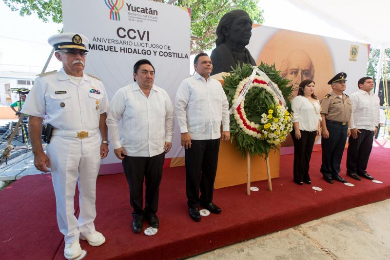 Conmemoran aniversario luctuoso de don Miguel Hidalgo y Costilla.