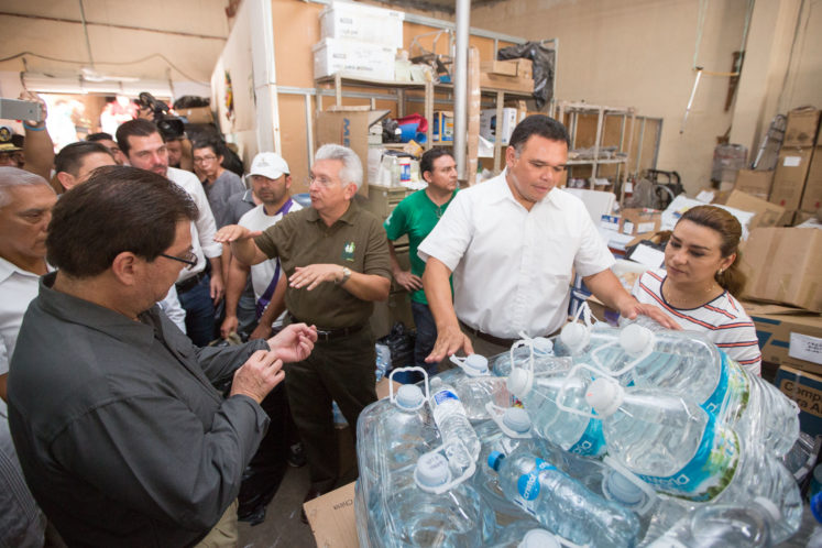 Yucatán demuestra solidaridad con damnificados por sismos